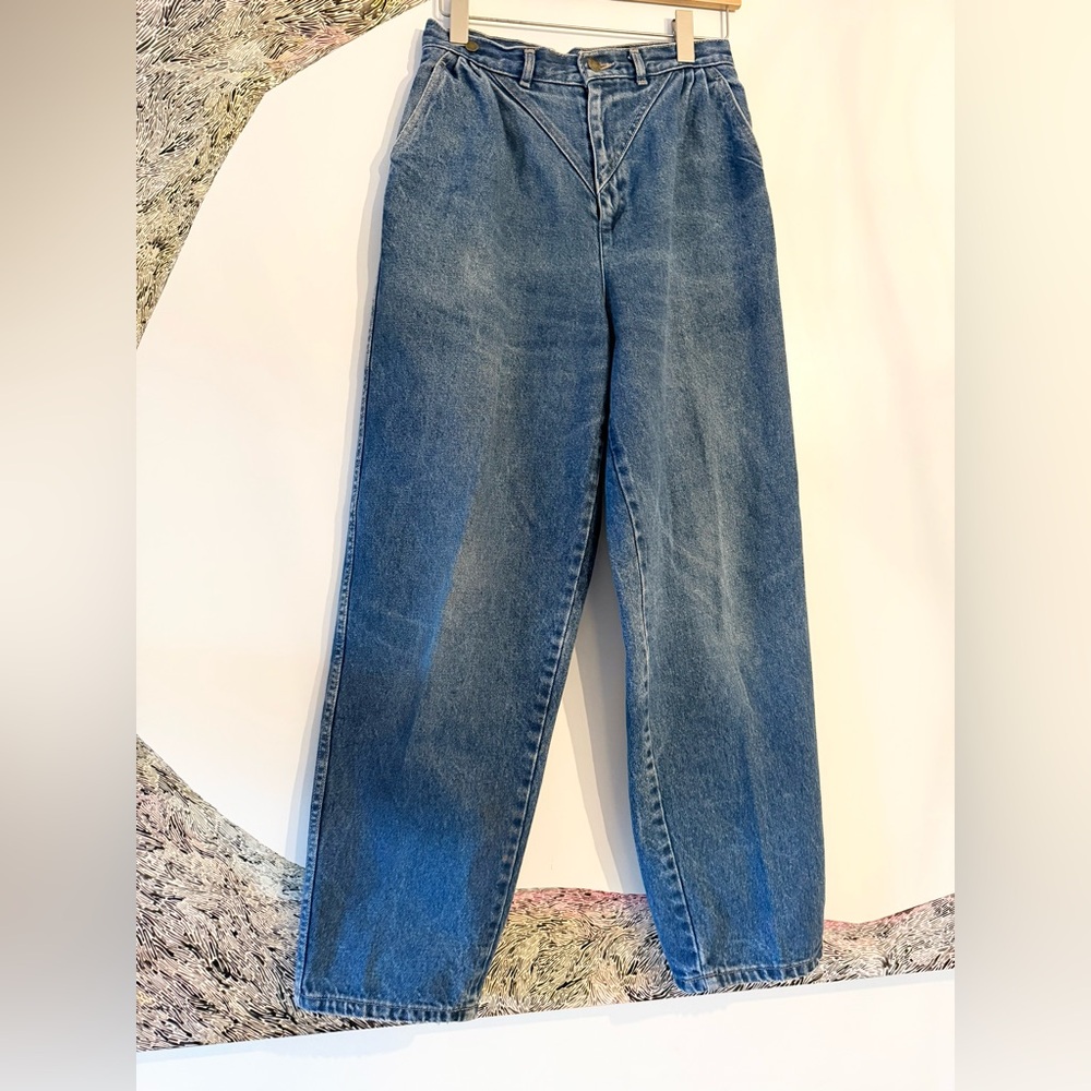 Calvin Klein Vintage V waist detail tapered cuff 8